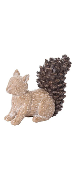 Transpac - Squirrel Figurines with Pinecone Tail (Assorted Styles)