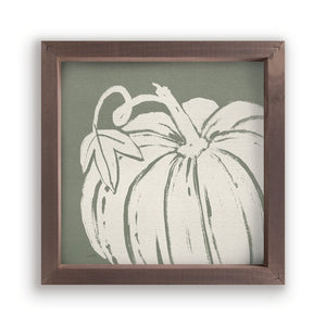 P. Graham Dunn - 11 x 11 Framed Art - Pumpkin