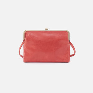 HOBO - Lauren Crossbody in Polished Leather in Cherry Blossom