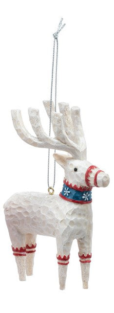 Demdaco - Scandi Lucky Horse & Deer Ornaments