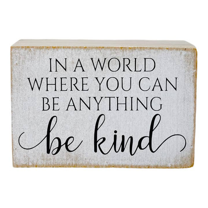 Joshua Jar - Be Kind Farmhouse Sign