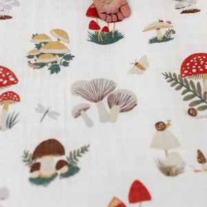 Clementine Kids - Mushroom Crib Sheet