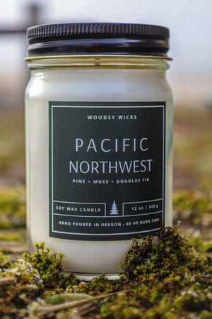 Woodsy Wicks - Pacific Northwest Candle 12oz.
