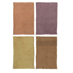 Creatvie Co-Op - Stonewashed Cotton waffle Weave Kitchen Towel