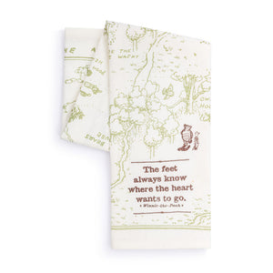 Demdaco - Winnie-the-Pooh Where The Heart Goes Kitchen Towel