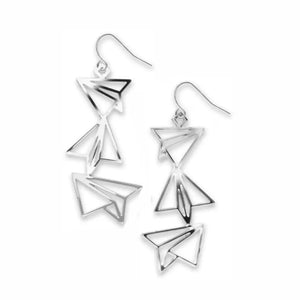 David Howell & Company - Paper Airplanes Earrings
