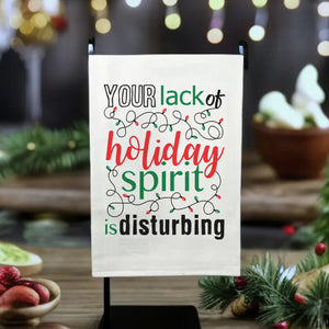 Twisted Wares - Your Lack of Holiday Spirit Kitchen Towel