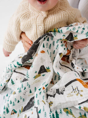 Clementine Kids - National Parks Swaddle (Mini Pattern)