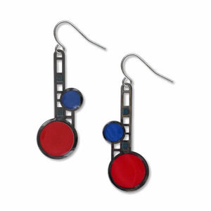 Frank Lloyd Wright - Coonley House Window Earrings