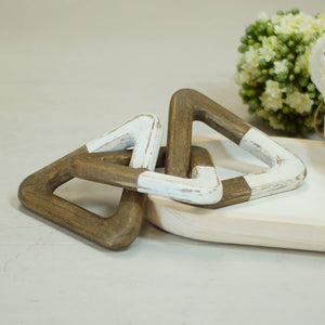 VIP Home + Garden - Wood Triangle Chain