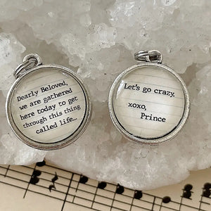 Jennifer Dahl Designs LLC - Let's Go Crazy XO Double Sided Round Charm