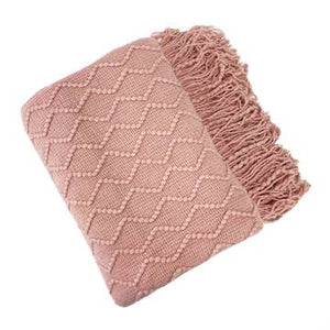 Fennco Styles - Weave Knit 50"X60" Throw Blankets