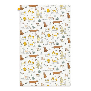 Demdaco - Dog Breeds Cotton Twill Kitchen Towel