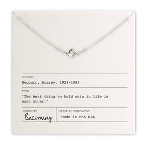 Becoming Jewelry - Sterling Silver or 14k Gold Fill Ecouragment Necklaces (Assorted)