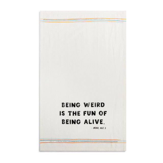 Demdaco - Fun of Being Alive Flour Sack Towel