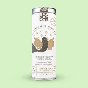 Flying Bird Botanicals - Winter Cheer 6 Tea Bag Tin