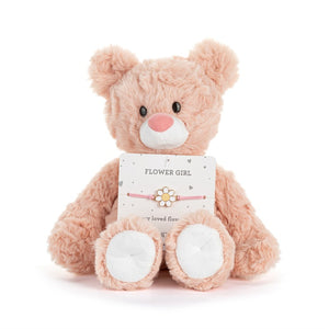 Demdaco - Flower Girl Pink Bear