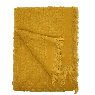 Fennco Styles - Waffle Weave Throw Blankets Assorted