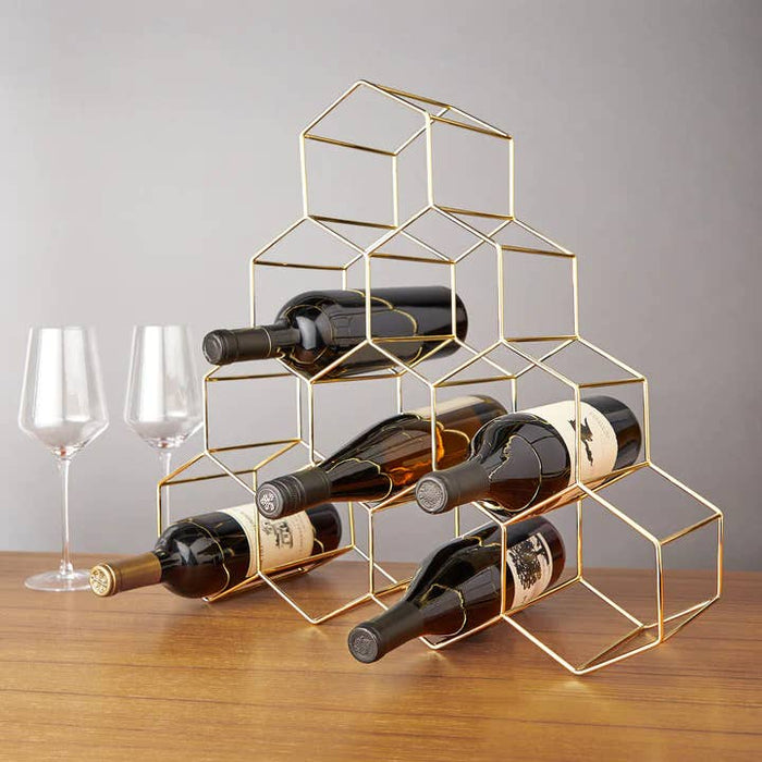 Viski- Geo Wine Rack 10 Bottle