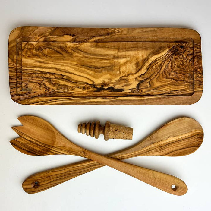 Natural OliveWood - Hostess Gift Set