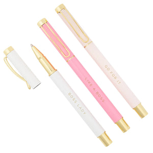 Sweet Water Decor - Boss Lady Ever Metal Pen Set