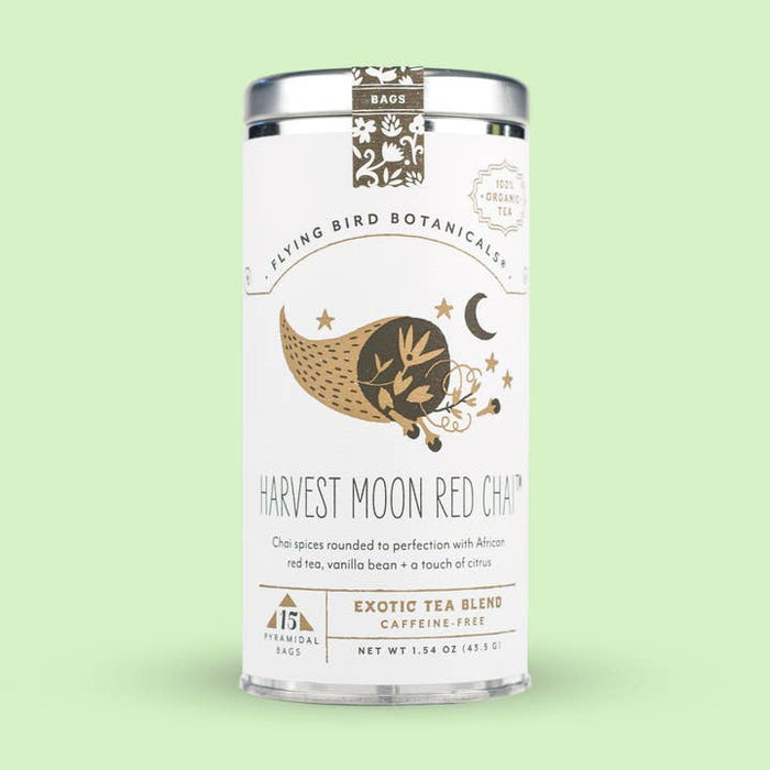 Flying Bird Botanicals - Harvest Moon - 15 Tea Bag Tin