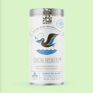 Flying Bird Botanicals - Coastal Breakfast – 15 Tea Bag Tin