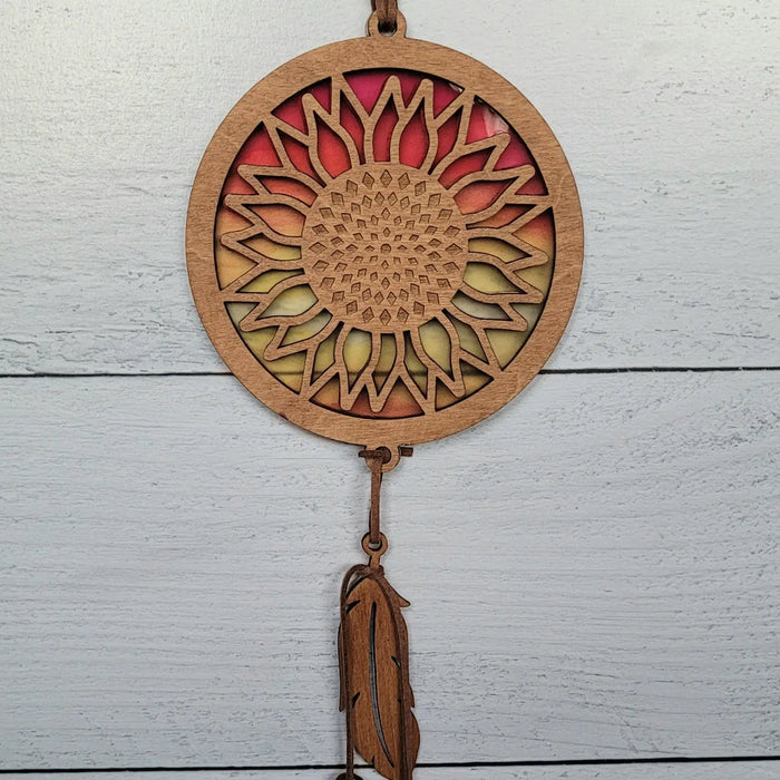Jorgie Spark - Sunflower Suncatcher w/ Beads