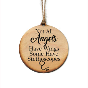 Driftless Studios - Not All Angels Have Wings Ornament