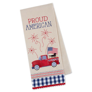 Design Imports - Americana Embellished Tea Towels (Assorted Styles)