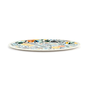 Demdaco - Citrus Blooms Large Melamine Oval Platter