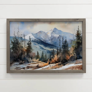 Hangout Home - Rocky Mountain Woods Canvas Art