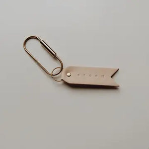Twin Sparrow - "Bloom" Scripted Keychain