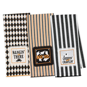 Design Imports - Boo to You! Embellished Dishtowels (Assorted Styles Sold Separately)