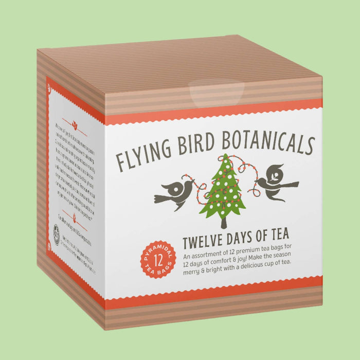 Flying Bird Botanicals - "12 Days of Tea" Sampler Box