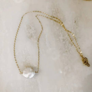 Derive - Pearl Coin Necklace