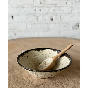 Gina DeSantis Ceramics - Luna Spoon and Spice Bowl Set