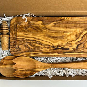 Natural OliveWood - Hostess Gift Set
