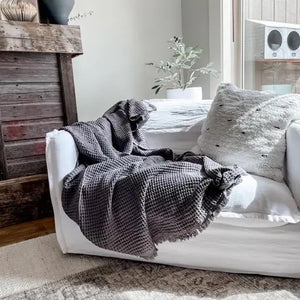 TranquilUSA - Waffle Soft 100% Turkish Cotton Blankets