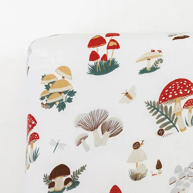 Clementine Kids - Mushroom Crib Sheet