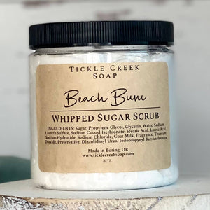 Tickle Creek Soap - Whipped Sugar Scrubs (Assorted Scents)