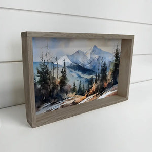 Hangout Home - Rocky Mountain Woods Canvas Art