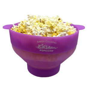 Amish Country Popcorn - Silicone Microwave Popper