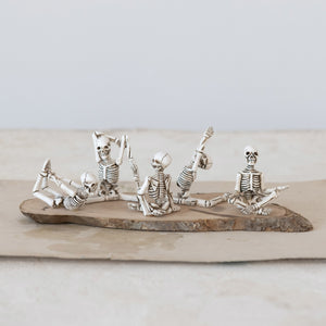 Creative Co-Op - 2" Resin Skeleton in Yoga Pose (5 Styles Sold Indiviually)