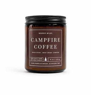 Woodsy Wicks - Campfire Coffee Candle (8oz)