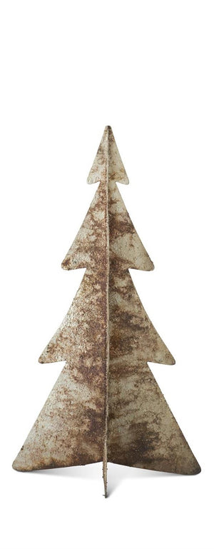 K&K Interiors - Textured Gold Burnt Metal Trees