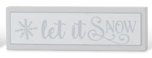 K&K Interiors - Assorted 6 Inch Holiday Message Tabletop Signs