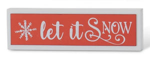 K&K Interiors - Assorted 6 Inch Holiday Message Tabletop Signs