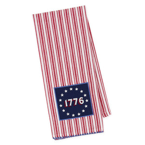 Design Imports - 1776 Betsy Ross Embellished Dishtowel