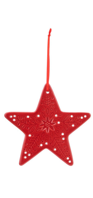 Demdaco - Star Ceramic Ornament